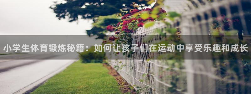 top1体育入口：小学生体育锻炼秘籍：如何让孩子们在运动中享受乐趣和成长